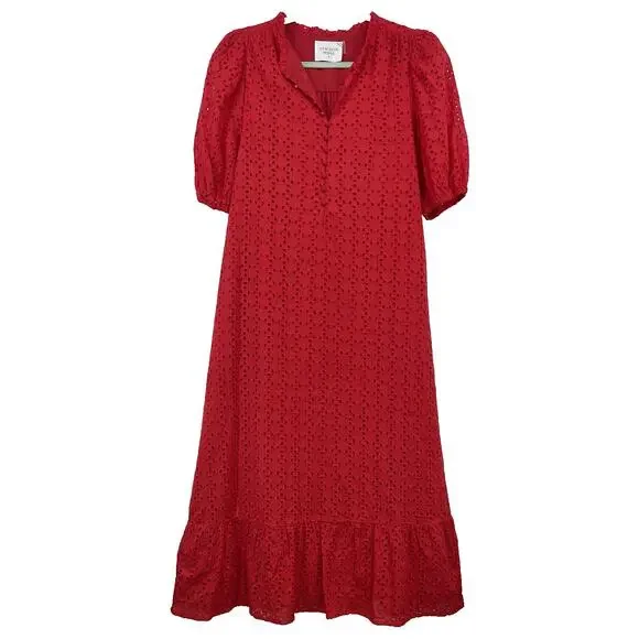 knee length dresses for ladies Seaside Eyelet Midi Medium main image 0